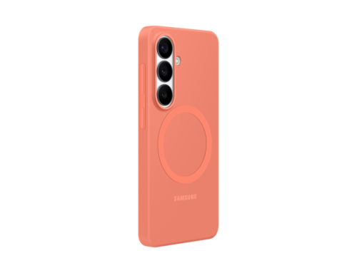 SAMSUNG Silicone Magnet Case, Backcover, Samsung, Galaxy S26, Coralred