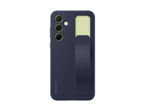 Samsung Standing Grip Case Backcover Galaxy A55 5G Schwarz Stoßfest EF-GA556TBEGWW