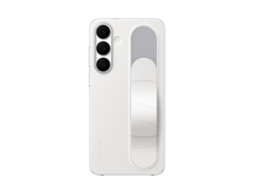 Samsung Standing Grip Silikon Back Cover Weiß Samsung Galaxy S25 FE