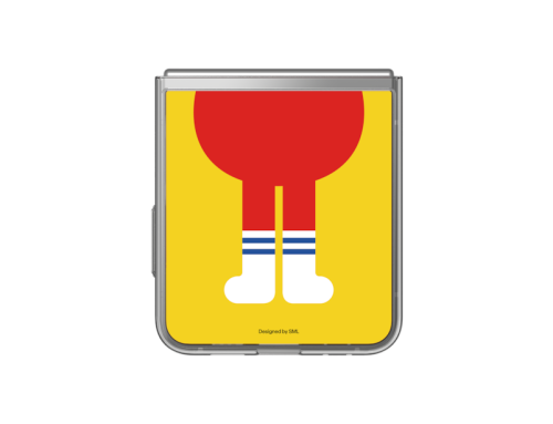 Samsung Slash B Slash Sticky Monster Lab Fragile Flipsuit Card für das Galaxy Z Flip7 FE | Flip6 Rot/gelb/blau