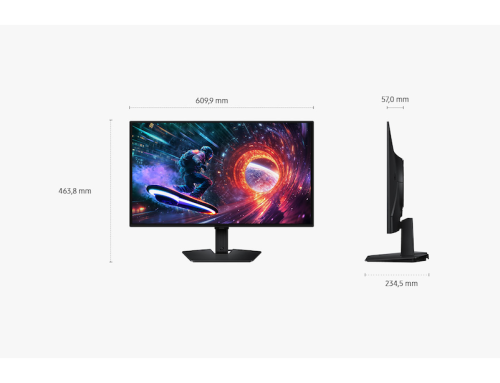 Samsung 27" Odyssey OLED G5 G50SF QHD 180Hz Gaming Monitor, 27 Schwarz