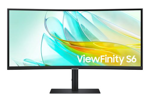 Samsung 34" ViewFinity S6 (S65UC) UWQHD 100Hz High Resolution Monitor, 34 Schwarz