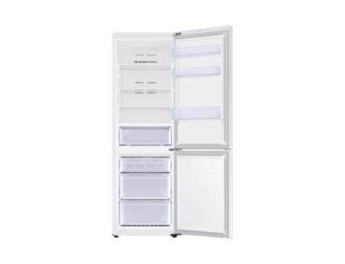 Samsung Kühl-Gefrierkombination, 185 cm, SpaceMax™ mit AI Energy Mode und No Frost+, EEK: C, 344 L Weiß