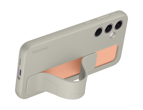 Samsung Standing Silikon Back Cover Grau Samsung Galaxy A55 5G