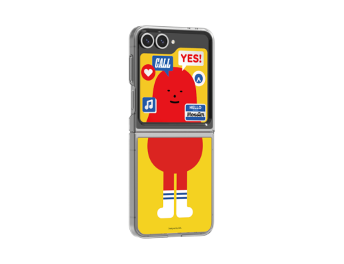 Samsung Slash B Slash Sticky Monster Lab Fragile Flipsuit Card für das Galaxy Z Flip7 FE | Flip6 Rot/gelb/blau