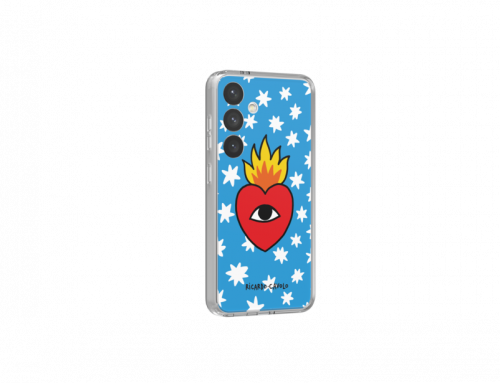 Samsung Artist Ricardo Cavolo Flipsuit Card für das Galaxy S24 Blau, Rot Und Gelb