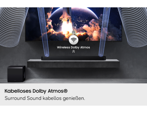 SAMSUNG Q-Serie Soundbar HW-Q810GH 5.1.2-Kanal Subwoofer (2026), Soundbar, Schwarz