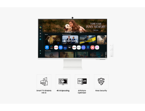 32" Smart Monitor M8 (M80F) 4K UHD 60Hz 4ms Samsung Vision AI, 32 Weiß