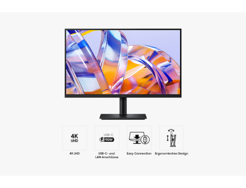 Samsung 32" ViewFinity S8 S80UH 4K UHD High Resolution Monitor, 32 Schwarz