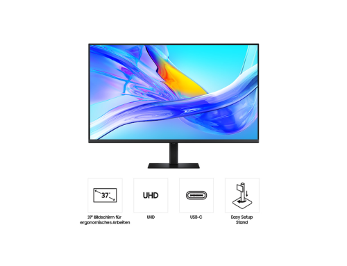 Samsung 37" ViewFinity S8 S80UD 4K UHD 60Hz High Resolution Monitor, 37 Schwarz