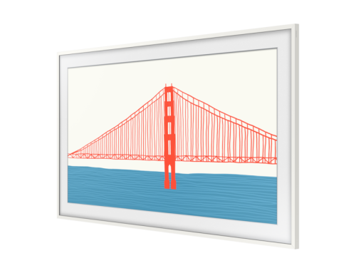 Samsung Frame Rahmen Modern 2021, 55"& Wei&amp, 55" Weiß
