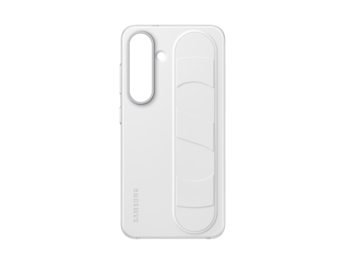 Samsung Standing Grip Silikon Back Cover Weiß Samsung Galaxy S25