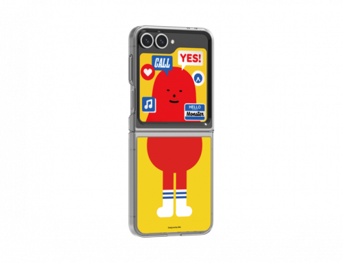 Samsung Slash B Slash Sticky Monster Lab Fragile Flipsuit Card für das Galaxy Z Flip7 FE | Flip6 Rot/gelb/blau