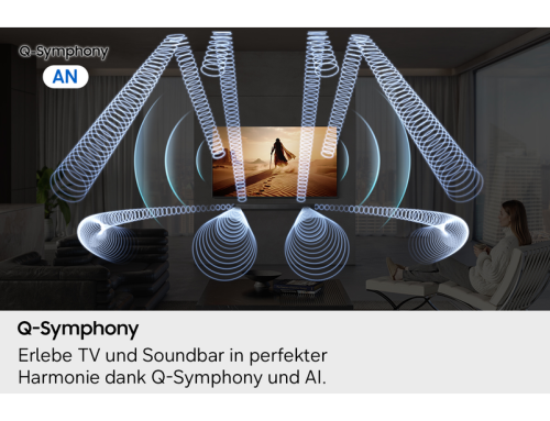 SAMSUNG Q-Serie Soundbar HW-Q810GH 5.1.2-Kanal Subwoofer (2026), Soundbar, Schwarz
