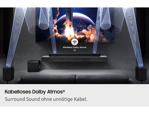 Samsung Q-Serie Soundbar HW-Q995GF 11.1.4-Kanal Subwoofer & Rücklautsprecher (2025) Black