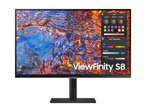 Samsung 27" ViewFinity S8 S80PB 4K UHD 60Hz 5ms High Resolution Monitor, 27 Schwarz