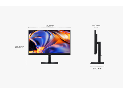 Samsung 27" ViewFinity S8 S80HF 5K 60Hz High Resolution Monitor, 27 Schwarz