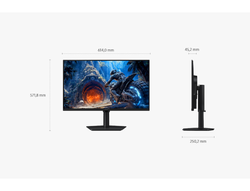 Samsung 27" Odyssey G4 G40H FHD 300Hz Gaming Monitor, 27 Schwarz