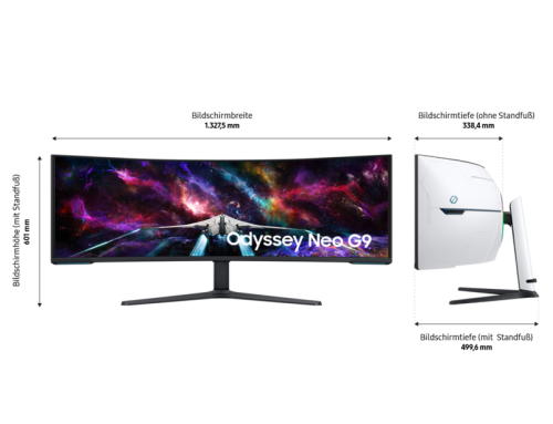 Samsung Odyssey Neo G95NC Gaming Monitor 57”, 57 Schwarz