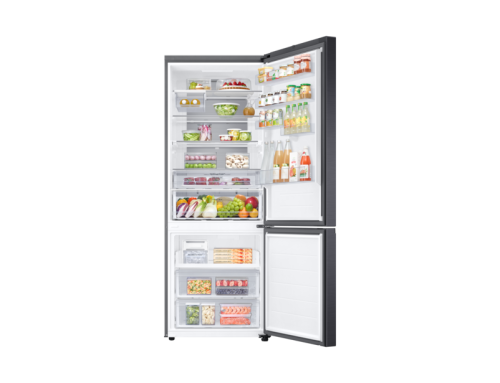 Samsung Breite Kühl-Gefrierkombination, 203/76 cm, SpaceMax™ 538 L, No Frost+ und Metal Cooling, EEK: B, 538 L Premium Black Steel