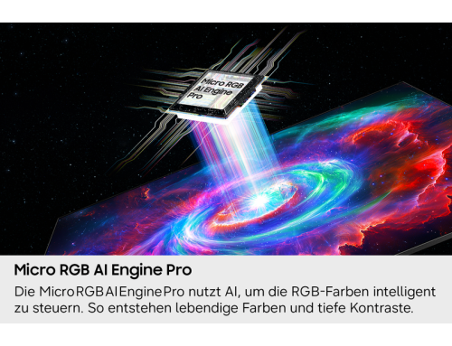 Samsung 65" Micro RGB R95H Vision AI Smart TV 2026 Schwarz