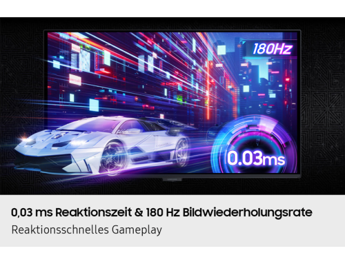 Samsung 27" Odyssey OLED G5 G50SF QHD 180Hz Gaming Monitor, 27 Schwarz