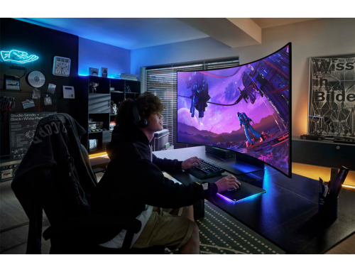 Samsung 55" Odyssey Ark G97NC 4K UHD 165Hz Gaming Monitor, 55 Schwarz