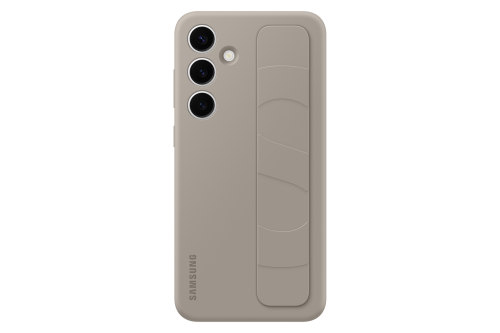 Samsung Standing Grip Case EF-GS926 - Galaxy S24+ - Grau - Silikon - Kratzfest