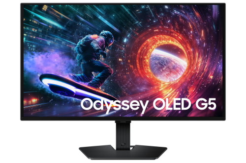 Samsung 27" Odyssey OLED G5 G50SF QHD 180Hz Gaming Monitor, 27 Schwarz