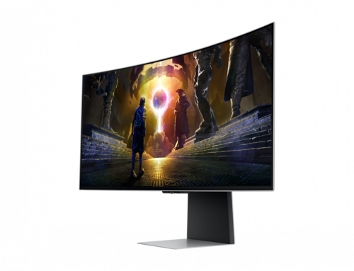 Samsung 34" OLED G8 G85SD Ultra WQHD Gaming Monitor - 175Hz - 0.03ms GTG - Curved - Silber