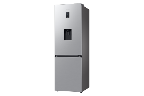Samsung Kühl-Gefrierkombination mit Wasserspender, 185 cm, AI Energy Mode und No Frost+, EEK: C, 341 L Silber