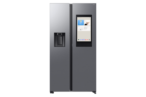 Samsung Family Hub™ RS97F Side by Side mit View Inside und Wassertank, EEK: E, 614 L Edelstahl