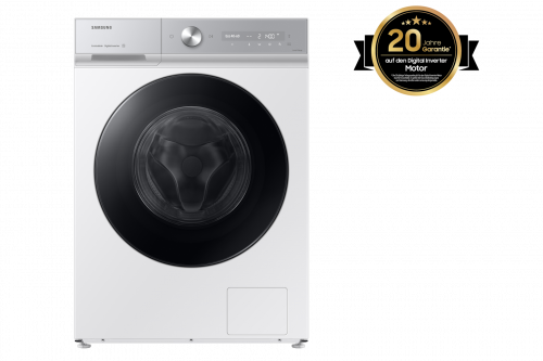 Samsung 1-9 kg Bespoke AI Waschmaschine WW8400D mit QuickDrive, AI Wash, EEK: A (-30%), 9 kg White